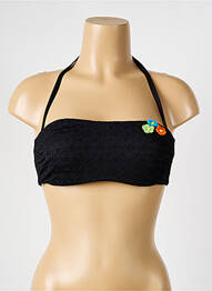 Sutien de costum de baie top bentiță top bentiță negru VERDISSIMA femme