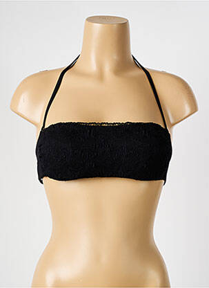 Sutien de costum de baie top bentiță top bentiță negru VERDISSIMA femeie