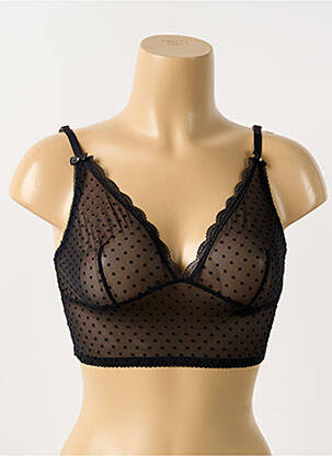 Sutien fără armatură bralete negru VERDISSIMA femeie