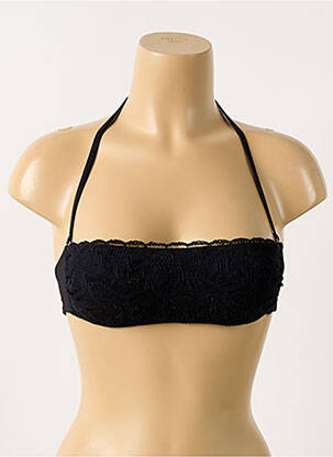 Sutien de costum de baie elasticitate top bentiță negru VERDISSIMA femeie