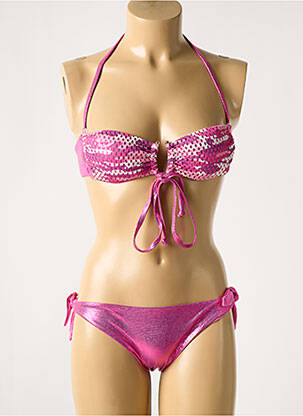 Costum de baie din două piese roz VERDISSIMA femeie