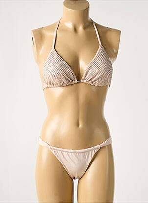 Costum de baie din două piese bej VERDISSIMA femeie