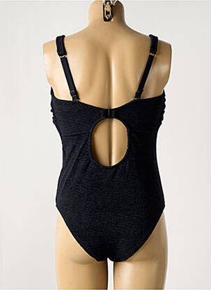 Costum de baie dintr-o singură piesă elasticitate negru FREYA femeie