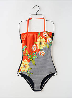 Costum de baie dintr-o singură piesă top bentiță top bentiță negru SUN PLAYA femeie