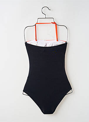 Costum de baie dintr-o singură piesă top bentiță top bentiță negru SUN PLAYA femeie