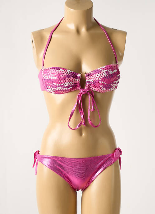 Costum de baie din două piese roz VERDISSIMA femeie