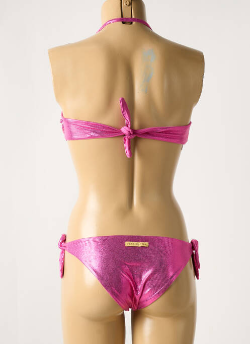 Costum de baie din două piese roz VERDISSIMA femeie