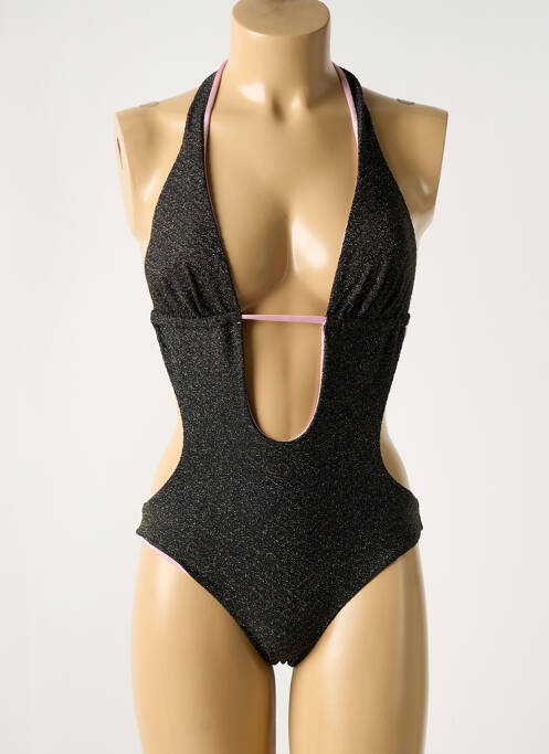 Costum de baie dintr-o singură piesă elasticitate negru VERDISSIMA femme