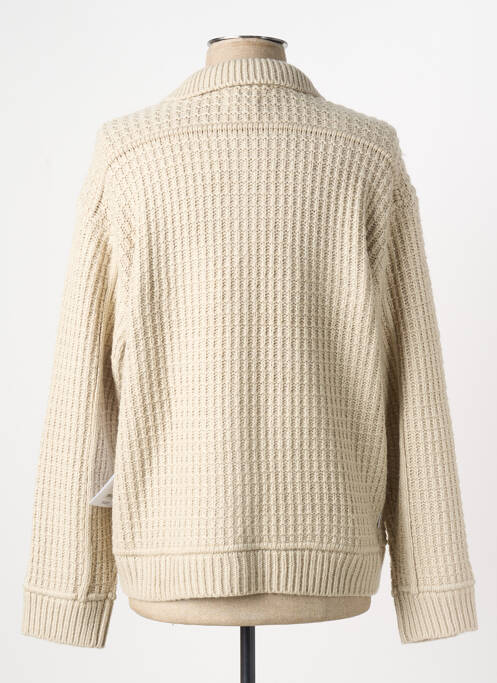 Vestă cu mâneci lungi bej OBEY femeie