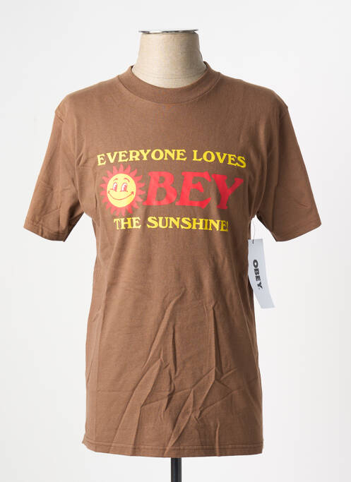 Tricou maro OBEY bărbat