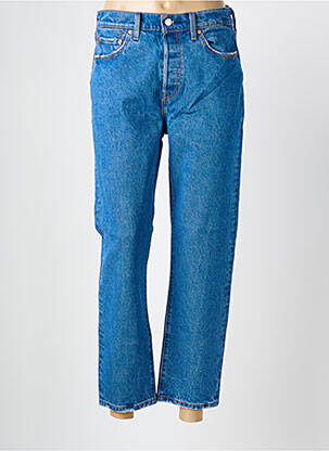 Blugi cu croială dreaptă albastru LEVIS femeie