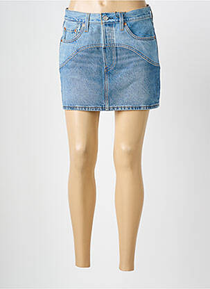 Fustă scurtă buzunare albastru LEVI'S femeie
