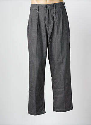 Pantalon drept țesătură poplin mărime normală gri OBEY bărbat