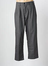 Pantalon drept țesătură poplin mărime normală gri OBEY homme