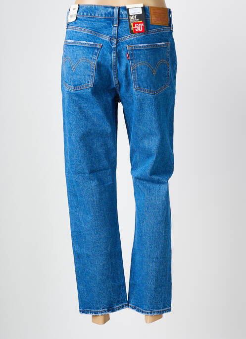 Blugi cu croială dreaptă albastru LEVIS femeie