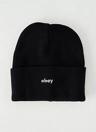 Căciulă broderie negru OBEY homme