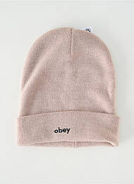 Căciulă broderie bej OBEY homme