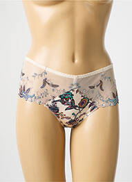 Shorty broderie bej LOUISA BRACQ femeie