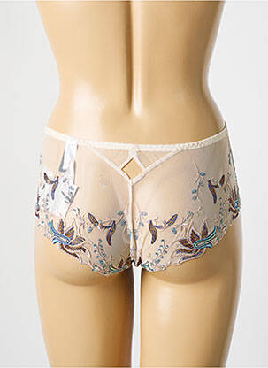 Shorty broderie bej LOUISA BRACQ femeie