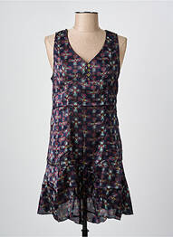 Rochie scurtă fără mâneci fără mâneci violet ARELINE femeie