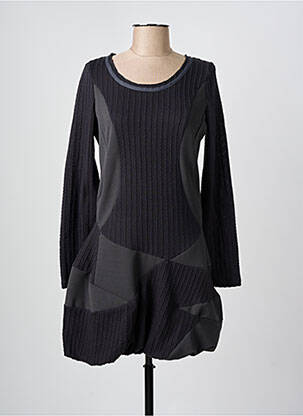 Rochie midi mâneci lungi mâneci lungi gri ARELINE femeie