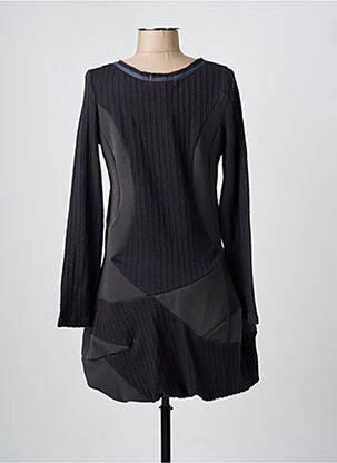 Rochie midi mâneci lungi mâneci lungi gri ARELINE femeie