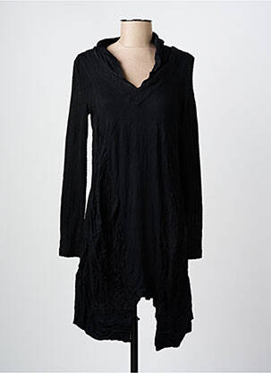 Rochie midi mâneci lungi mâneci lungi negru ARELINE femeie