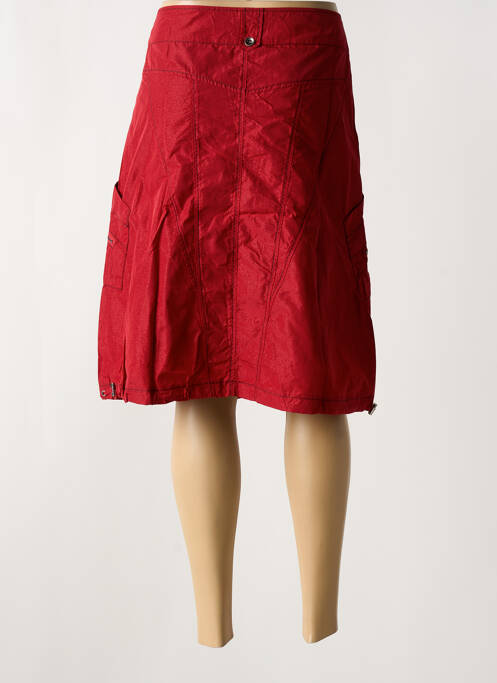 Fustă midi roșu ARELINE femeie