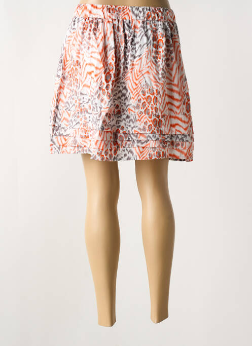 Fustă scurtă portocaliu ARELINE femeie