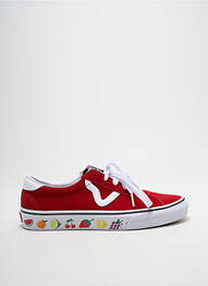 Adidași vârf rotund vârf rotund roșu VANS unisex