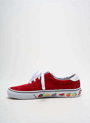 Adidași vârf rotund vârf rotund roșu VANS unisex