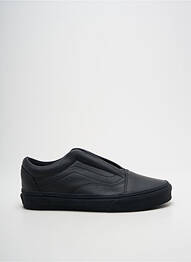 Adidași țesătură satinată vârf rotund negru VANS unisex
