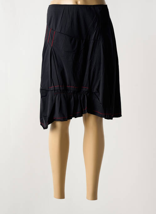 Fustă midi negru ARELINE femeie