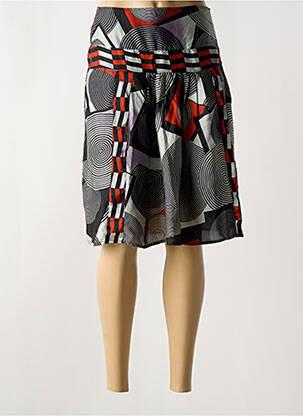 Fustă midi gri ARELINE femeie