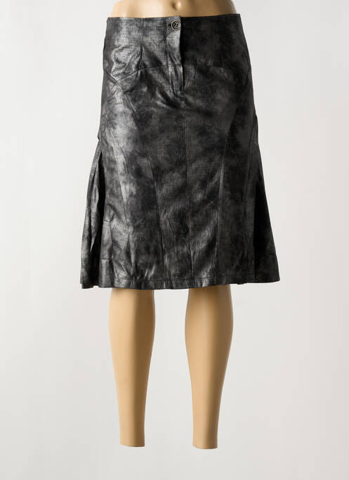 Fustă midi gri ARELINE femeie