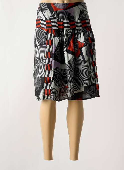 Fustă midi gri ARELINE femeie