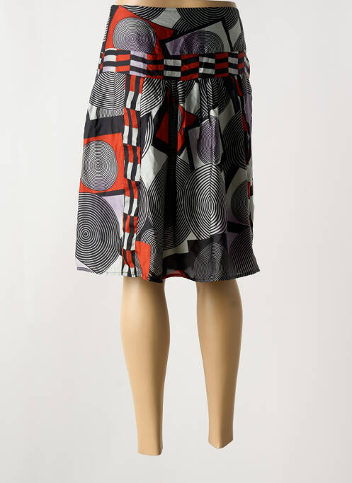 Fustă midi gri ARELINE femeie