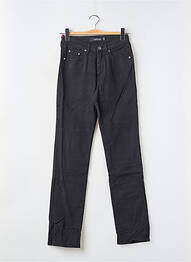 Pantalon slim țesătură poplin mărime normală negru KANOPE femme