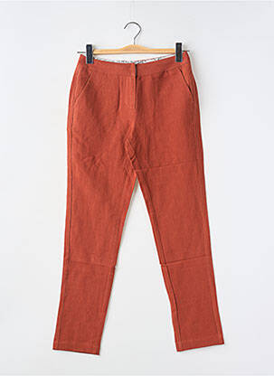 Pantalon chino mărime normală mărime normală portocalie SEE U SOON femeie