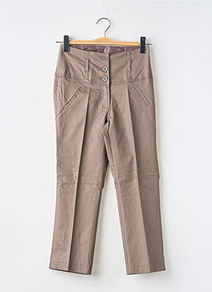 Pantalon 7/8 talie înaltă talie înaltă maro VERO MODA femeie
