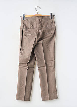 Pantalon 7/8 talie înaltă talie înaltă maro VERO MODA femeie