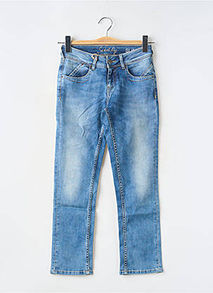 Blugi cu croială slim albastru SCHOOL RAG femeie