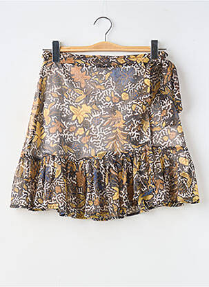 Fustă scurtă galben MORGAN femeie