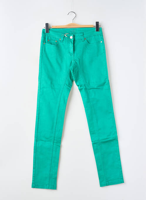Pantalon slim verde LES P'TITES BOMBES femeie