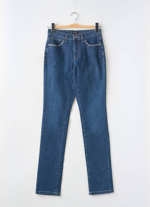 Blugi cu croială slim albastru BRUNO SAINT HILAIRE femeie