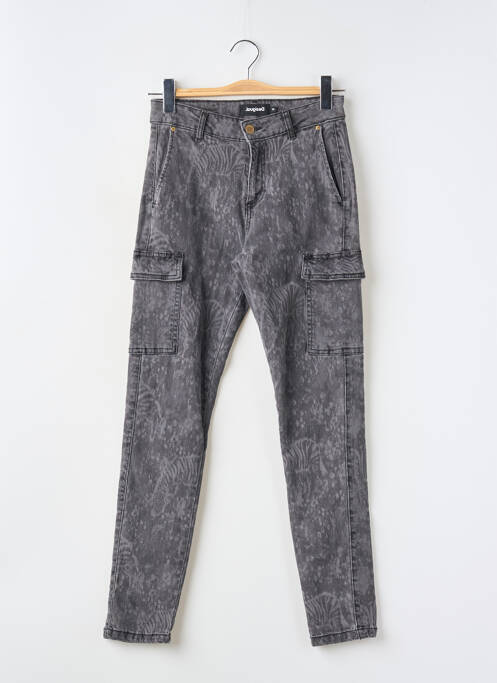 Pantalon cargo gri DESIGUAL femeie