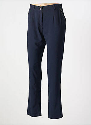 Pantalon slim albastru CHRISTINE LAURE femeie