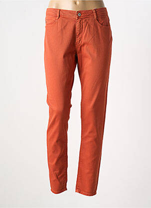 Blugi cu croială slim portocaliu KANOPE femeie