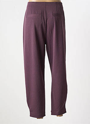 Pantalon 7/8 talie înaltă talie înaltă violet DESIGUAL femeie