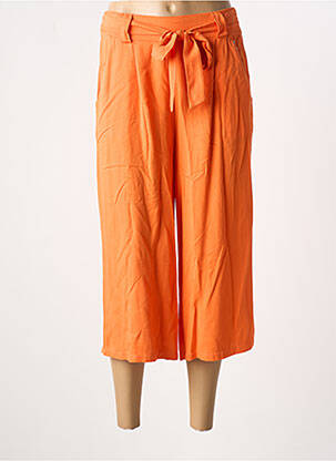 Pantalon trei sferturi portocaliu COULEURS DU TEMPS femeie